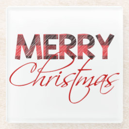 Posavasos De Vidrio Feliz Navidad | Vacaciones en escúfalo