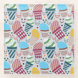 Posavasos De Vidrio Feliz Pascua