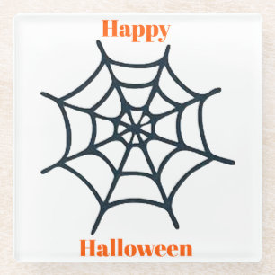 Posavasos De Vidrio Feliz Pascua de Halloween