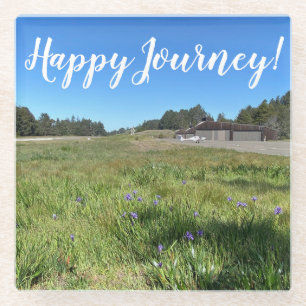 Posavasos De Vidrio ¡Feliz viaje!