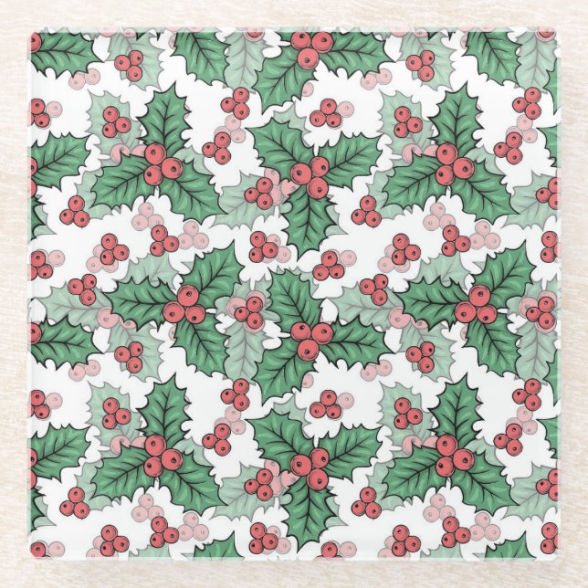 Posavasos De Vidrio Festividad (Anverso)