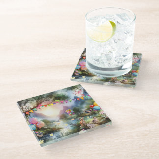Posavasos De Vidrio Fiesta en el Outback Australiano