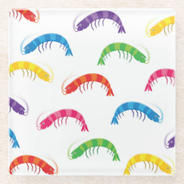 Posavasos De Vidrio Fiestas Rastreadores