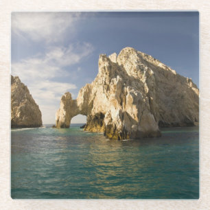 Posavasos De Vidrio Fin de la tierra, Arco cerca de Cabo San Lucas, Ba