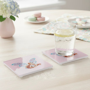 Posavasos De Vidrio Florecer
