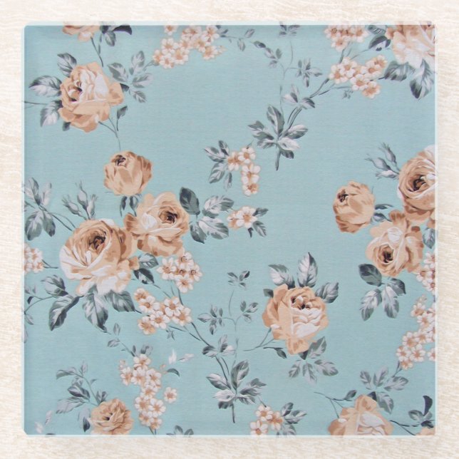 Posavasos De Vidrio Flores de Adorización - Pascua de vidrio (Anverso)