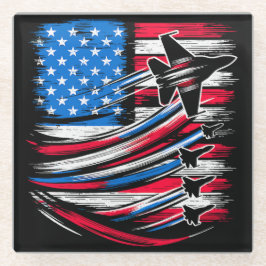 Posavasos De Vidrio Flores de la libertad