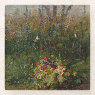 Posavasos De Vidrio Flores de verano del campo