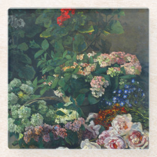 Posavasos De Vidrio Flores Monet Spring
