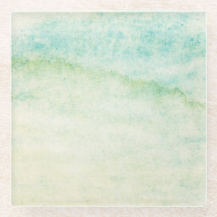 Posavasos De Vidrio Fondo abstracto de la acuarela