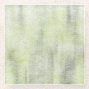 Posavasos De Vidrio fondo abstracto de la acuarela del arte en el