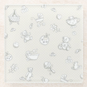 Posavasos De Vidrio Fondo del bebé