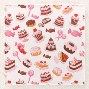 Posavasos De Vidrio Fondo dulce