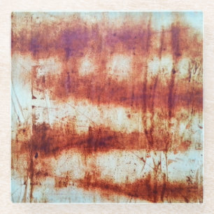 Posavasos De Vidrio Fondo metalizado y texturado.