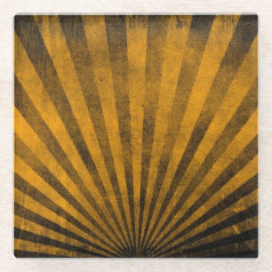 Posavasos De Vidrio Fondo retro del modelo