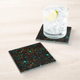 Posavasos De Vidrio Formas geométricas