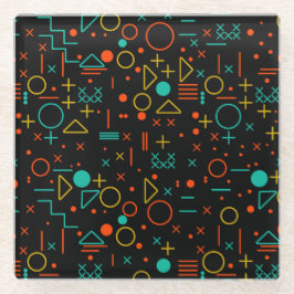 Posavasos De Vidrio Formas geométricas