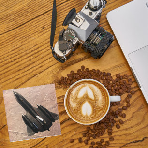 Posavasos De Vidrio Foto de avión, Aviación Divertida y Genial