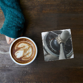 Posavasos De Vidrio Foto de avión, Guay Fun Aviation