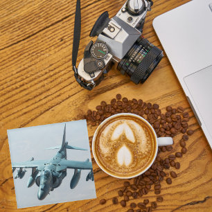 Posavasos De Vidrio Foto de avión, Guay Fun Aviation