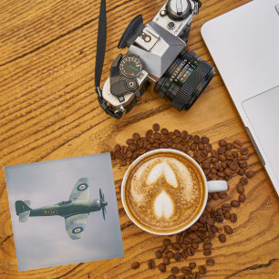 Posavasos De Vidrio Foto de avión, Guay Fun Aviation