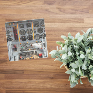 Posavasos De Vidrio Foto de avión, Guay Fun Aviation