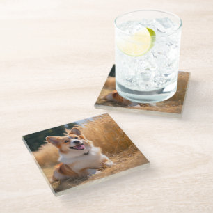 Posavasos De Vidrio Foto de mascota personalizada