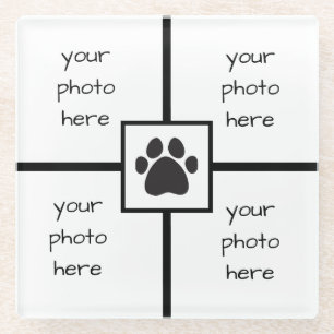 Posavasos De Vidrio Foto mascota
