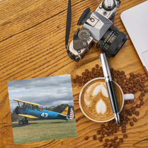 Posavasos De Vidrio Foto y viaje de avión de Guay, aviación, piloto