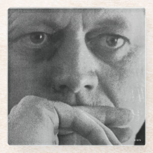Posavasos De Vidrio Fotografía de John F. Kennedy