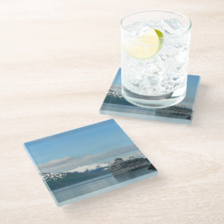 Posavasos De Vidrio Fotografía de viajes de crucero en Alaska