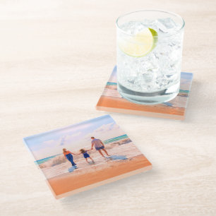 Posavasos De Vidrio Fotos personalizadas en vidrio Posavasos Sus fotos