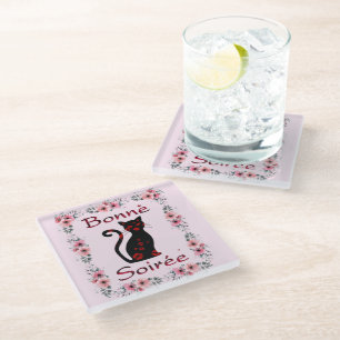 Posavasos De Vidrio Francés: Monasterio de Cristal Bonne Soiree
