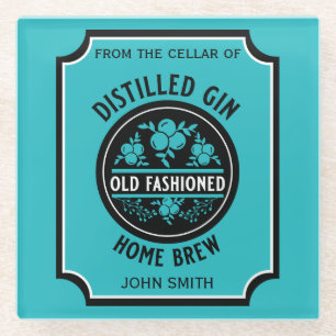 Posavasos De Vidrio Frasco de personalizado Gin