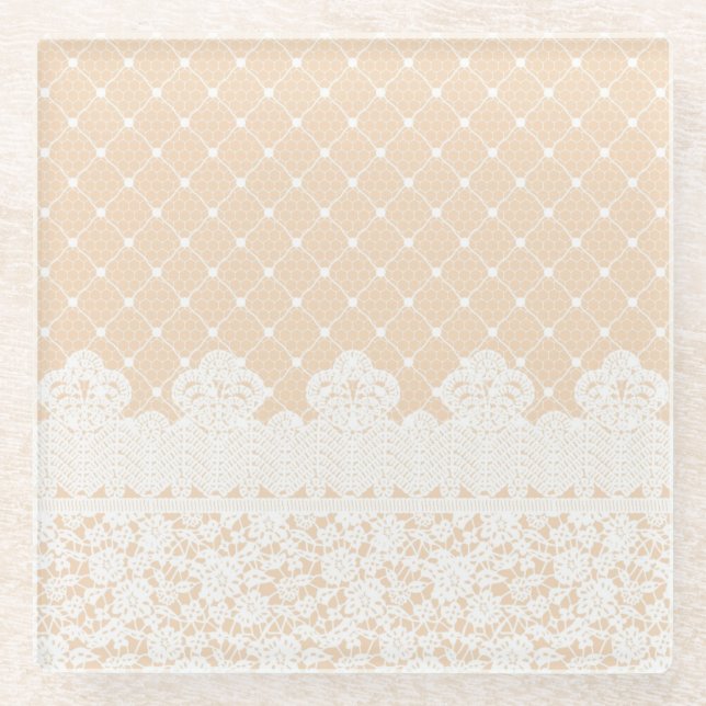 Posavasos De Vidrio Frontera del cordón (Anverso)