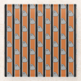 Posavasos De Vidrio Fun and Fancy Halloween Ghosts