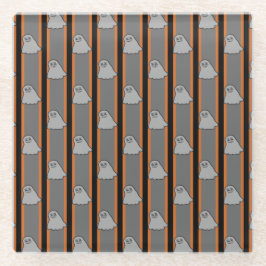 Posavasos De Vidrio Fun and Fancy Halloween Ghosts