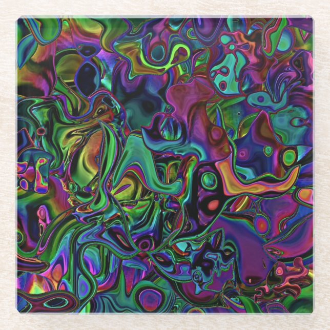 Posavasos De Vidrio Fundición del cerebro (Anverso)