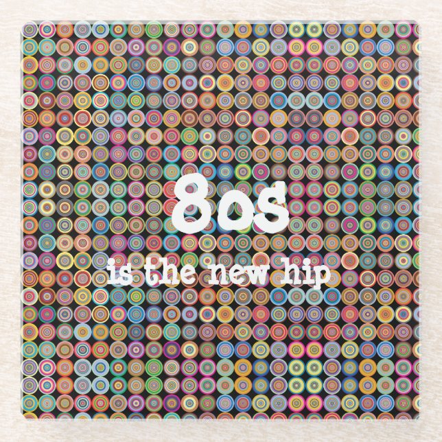 Posavasos De Vidrio Funky Stylish sofisticated Fancy Pattern (Anverso)