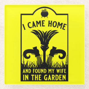 Posavasos De Vidrio Funny Witch Wife