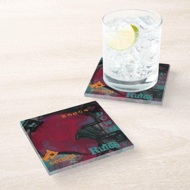 POSAVASOS DE VIDRIO FÚTBOL AMERICANO (Angular)