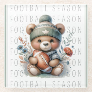 Posavasos De Vidrio Fútbol Personalizado lindo