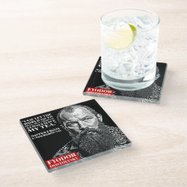 Posavasos De Vidrio Fyodor Dostoevsky - cita de la diversión del té