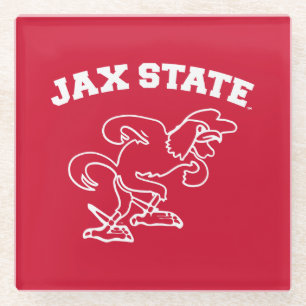 Posavasos De Vidrio Gamecocks estatales JAX de la Universidad Estatal 