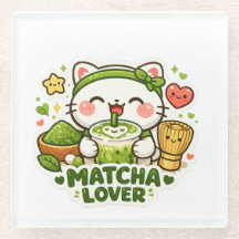 Gato Adorable Amante del Matcha