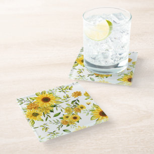 Posavasos De Vidrio Giro acuático 8