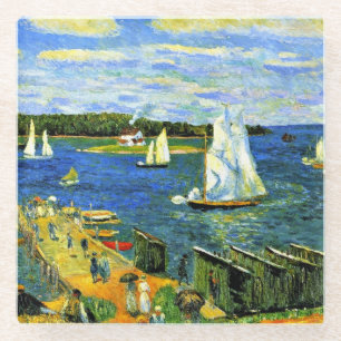 Posavasos De Vidrio Glackens: Bahía Mahone,