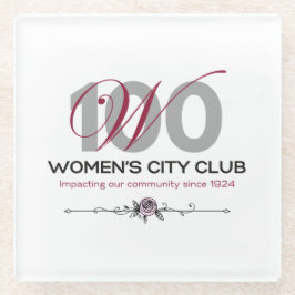 Posavasos De Vidrio Glass Coaster