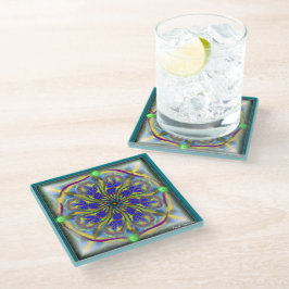 Posavasos De Vidrio Glass Coaster