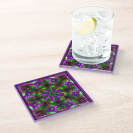 Posavasos De Vidrio Glass Coaster